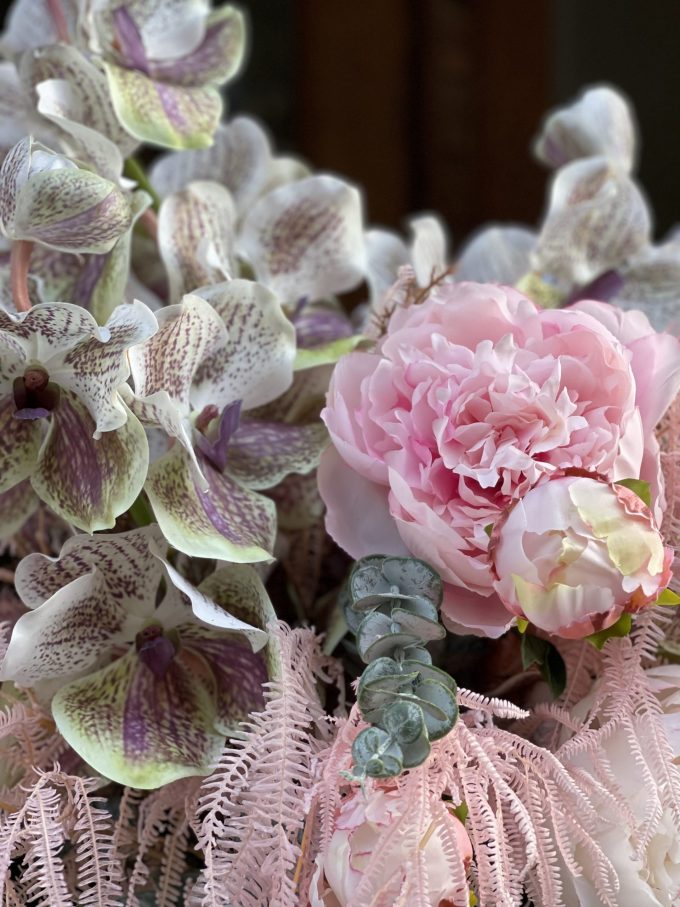 Mākslīgo ziedu kompozīcija "Airy Pink" - Image 2