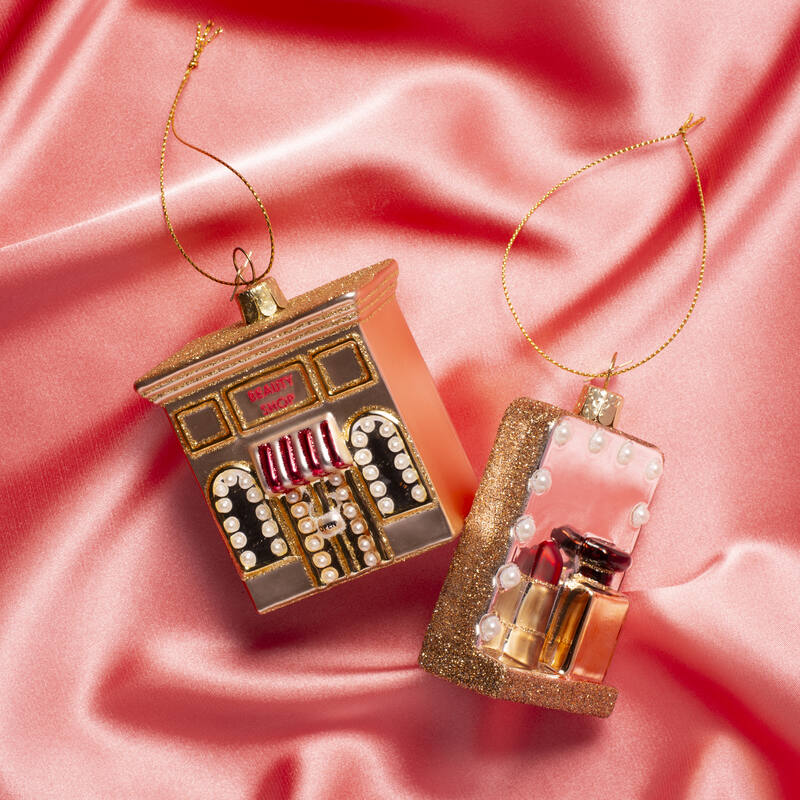 Eglīšu rotājums VONDELS glass multicolor varity mirror H7.5cm - Image 2