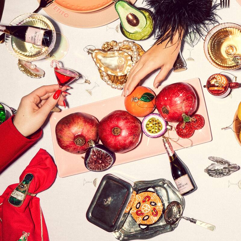 Eglīšu rotājums VONDELS glass red christmas cocktail H9cm - Image 2