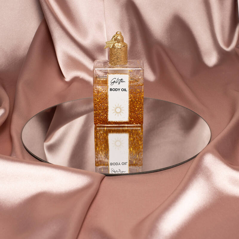 Eglīšu rotājums VONDELS glass body oil w/glitters H10cm - Image 2