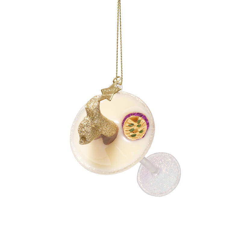 Eglīšu rotājums VONDELS glass pornstar martini w/glitter boots H13cm