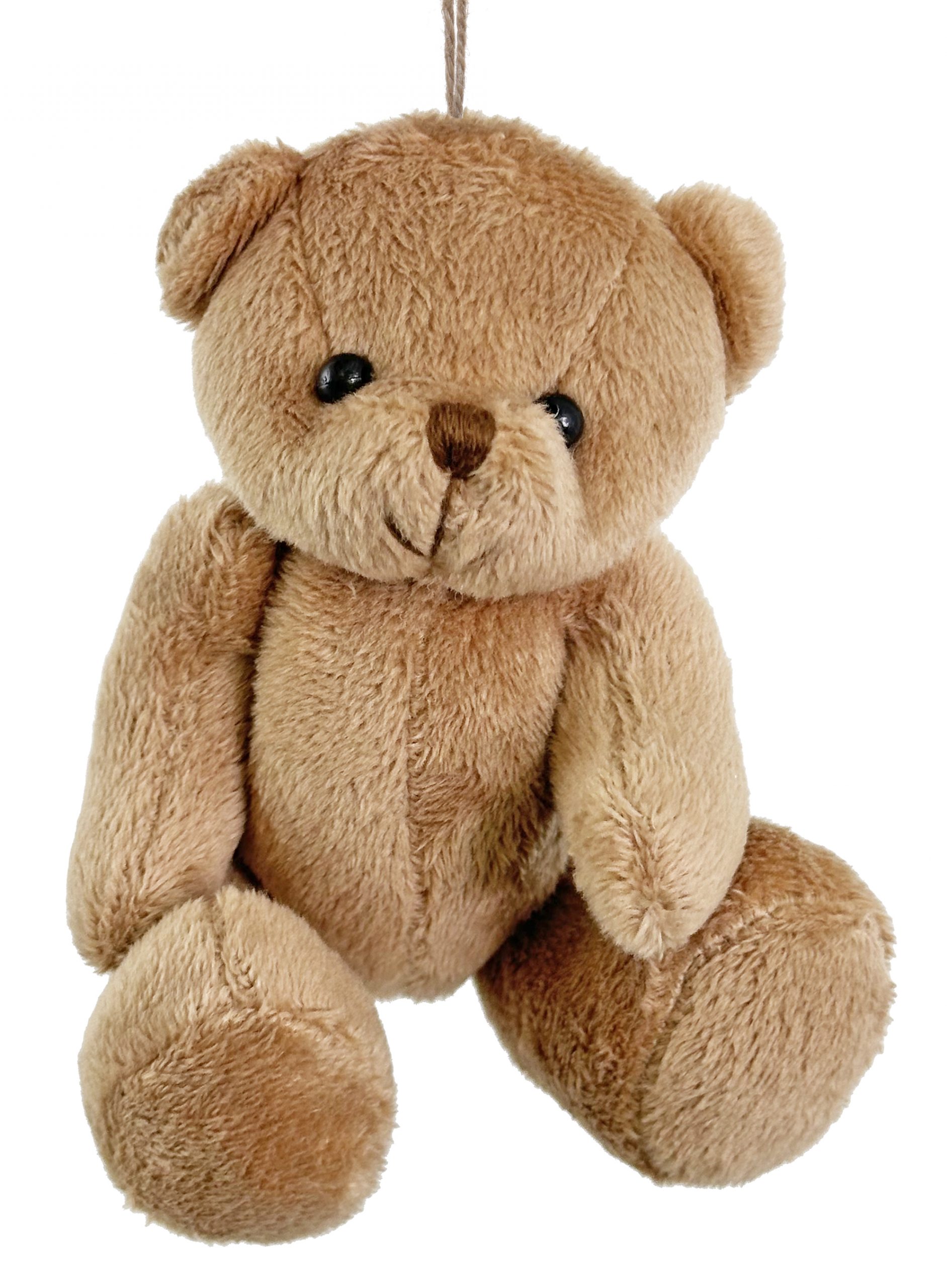 Eglīšu rotājums SHISHI Teddy bear sitting ornament lt brown 10cm